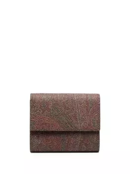 ETRO кошелек с узором пейсли, красный