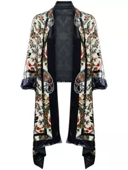 ETRO куртка с цветочным принтом, белый