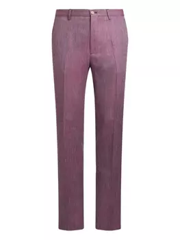 ETRO льняные брюки, розовый