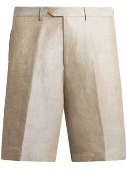 ETRO льняные шорты, нейтральный цвет