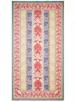 ETRO летний шарф из смеси хлопка и шелка, красный