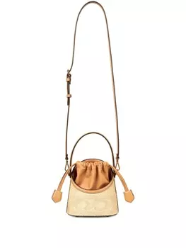 ETRO маленькая сумка-ведро Saturno, нейтральный цвет