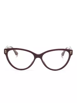 ETRO очки в оправе «кошачий глаз», красный