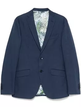 ETRO однобортный пиджак, синий