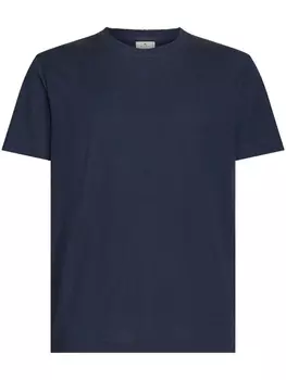 ETRO paisley-print cotton T-shirt, синий