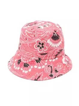 Etro панама с принтом пейсли, розовый