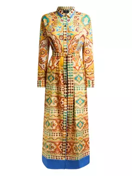 ETRO платье с принтом, нейтральный