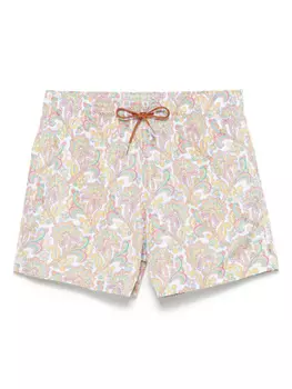 ETRO плавки-шорты с принтом пейсли, белый