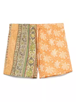 ETRO плавки-шорты с узором, желтый
