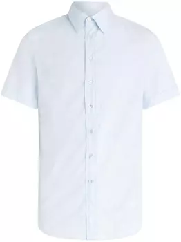 ETRO поплиновая рубашка на пуговицах, синий