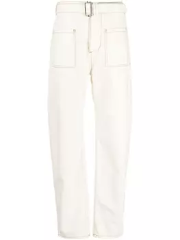 ETRO прямые брюки карго, белый