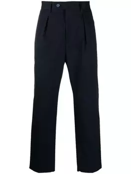 ETRO прямые брюки с лампасами, синий