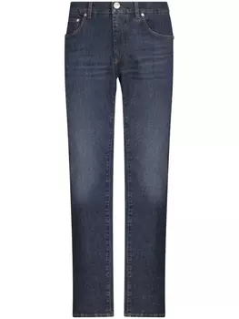 ETRO прямые джинсы с заниженной талией, синий