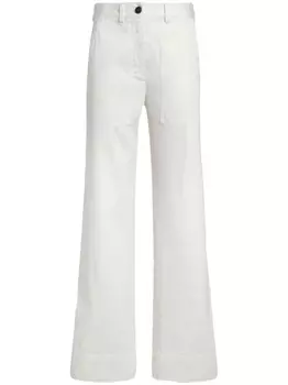 ETRO расклешенные брюки, белый