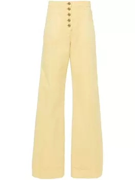ETRO расклешенные джинсы, желтый