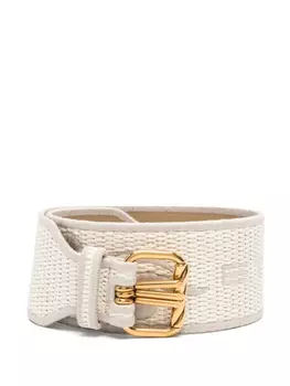 ETRO ремень с вышитым логотипом, нейтральный