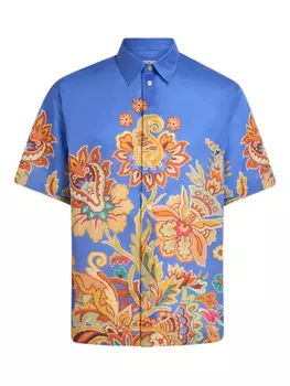 ETRO рубашка на пуговицах, синий