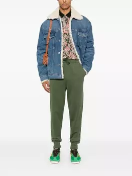 ETRO рубашка поло с принтом пейсли, зеленый