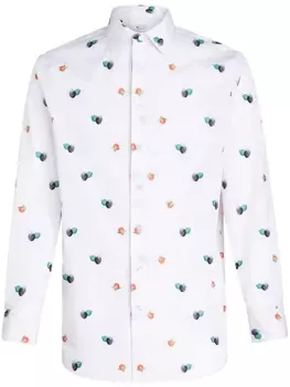 ETRO рубашка с графичным принтом, белый
