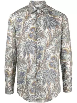 ETRO рубашка с принтом, белый