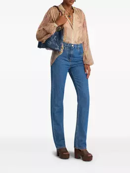 ETRO рубашка с принтом пейсли, нейтральный цвет