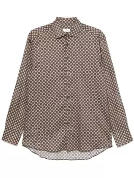 ETRO рубашка с принтом пейсли, зеленый