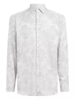 ETRO рубашка с узором пейсли, белый