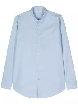 ETRO рубашка с вышивкой Pegaso, синий