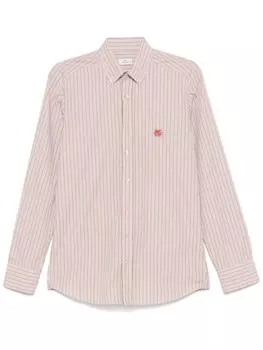 ETRO рубашка в полоску, серый