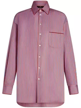 ETRO рубашка в полоску, синий