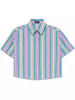 ETRO рубашка в полоску, синий