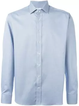 ETRO рубашка в тонкую полоску, синий