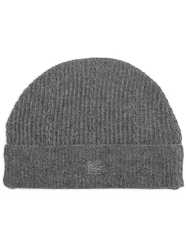 ETRO шапка с вышитым логотипом, серый