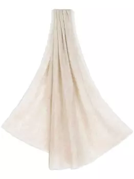 ETRO шарф из смесовой шерсти с принтом пейсли, нейтральный цвет