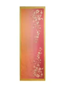 ETRO шарф с цветочным принтом, красный