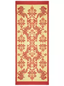 ETRO шарф с принтом пейсли и бахромой, желтый