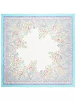 ETRO шарф с принтом пейсли, синий