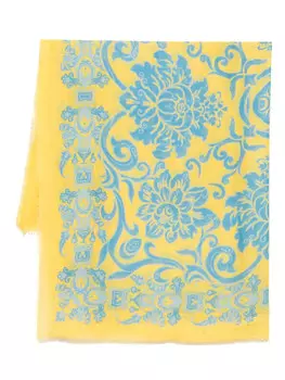 ETRO шарф с принтом пейсли, желтый