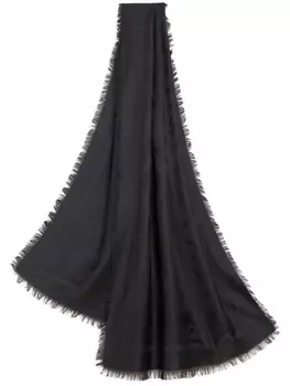 ETRO шарф с узорчатым жаккардом, серый