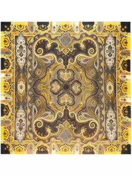 ETRO шелковая шаль с принтом пейсли, желтый