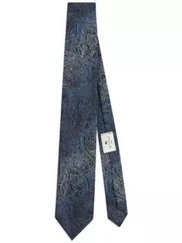 ETRO шелковый галстук, синий