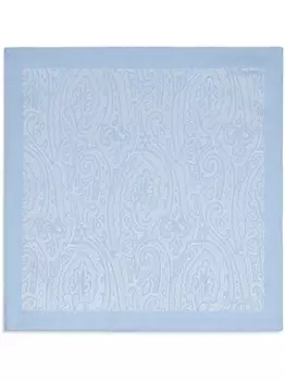 ETRO шелковый платок-паше с принтом пейсли, синий