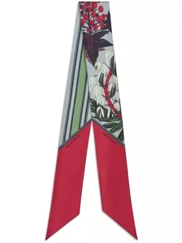 ETRO шелковый шарф Paisleyina, красный