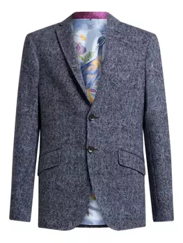 ETRO шерстяной пиджак, синий