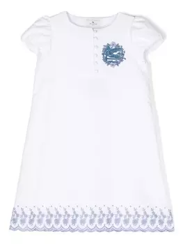 Etro шорты с логотипом Pegaso, белый