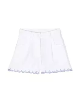 Etro шорты с логотипом Pegaso, белый