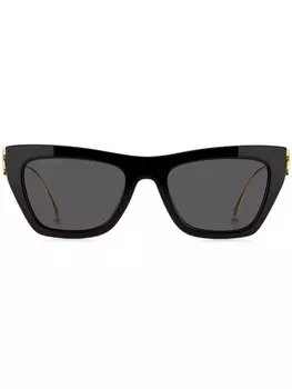 ETRO солнцезащитные очки Bold в оправе 'кошачий глаз', черный