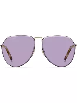 ETRO солнцезащитные очки-пилоты Luxury, золотистый