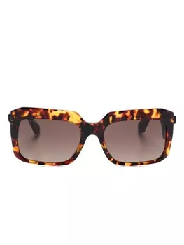 ETRO солнцезащитные очки Tailoring, коричневый