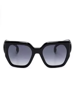 ETRO солнцезащитные очки в массивной оправе, черный